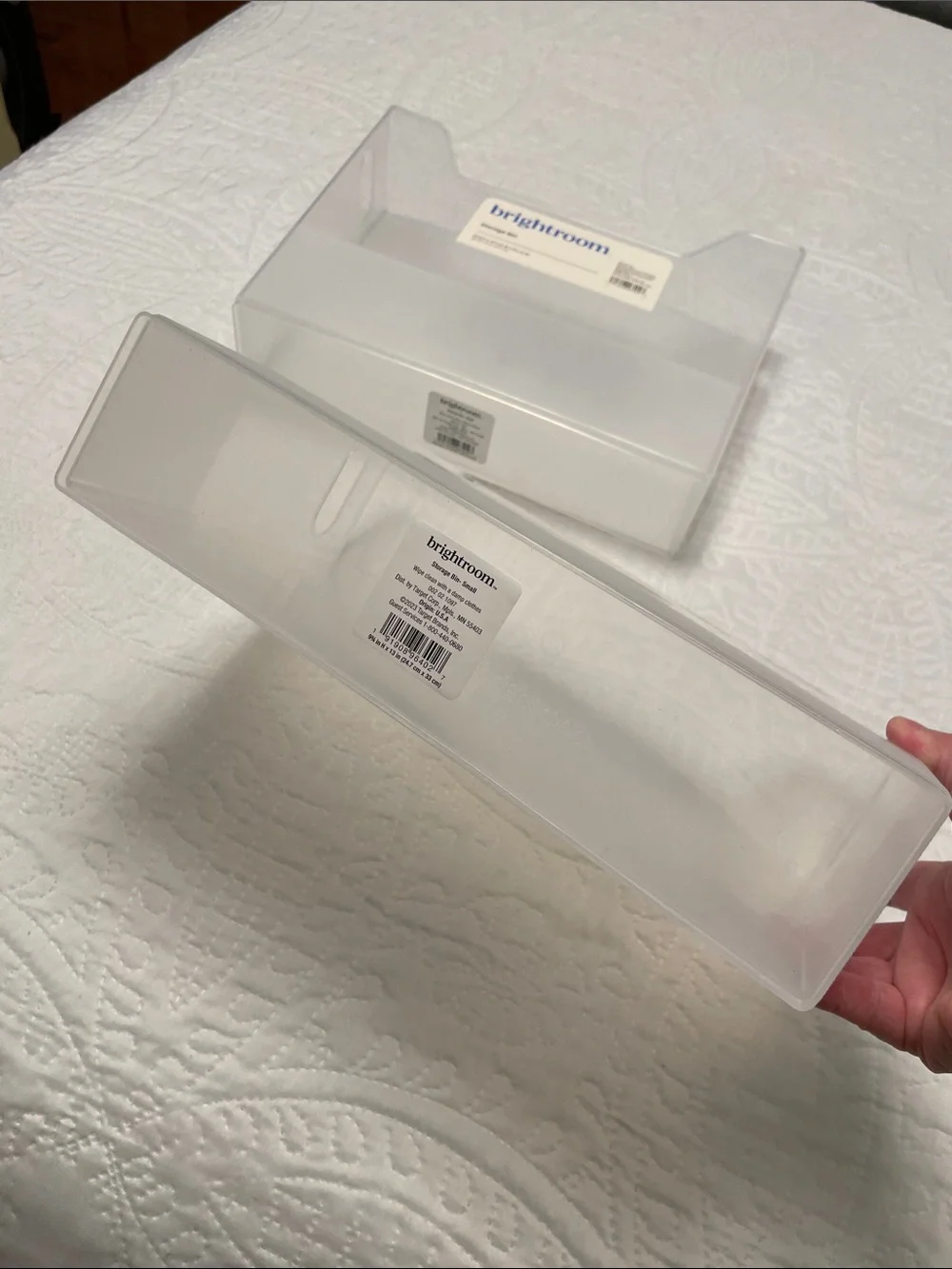 Set of 2 Like New BRIGHTROOM Storage Bin TARGET Endless Possibilities for Use